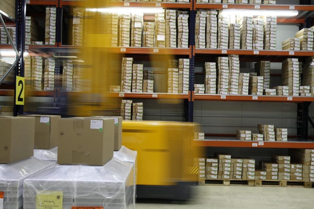 Pompwagen voor efficiënt verplaatsen van pallets in magazijnen en logistieke operaties
